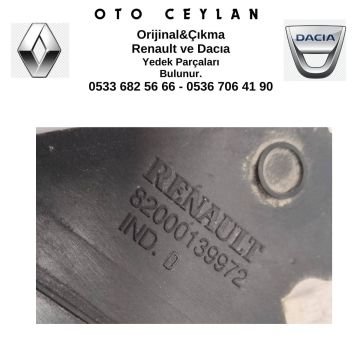 82000139972 Scenıc 2 Arka Kelebek Camı Üçgen Bakalit Çıkma Orijinal