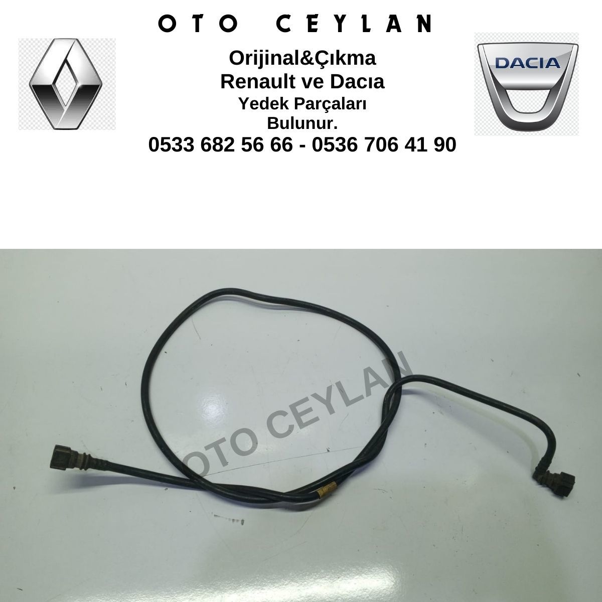 7700424361 Megane K7M Kanister Mazot Hortumu Orijinal Çıkma