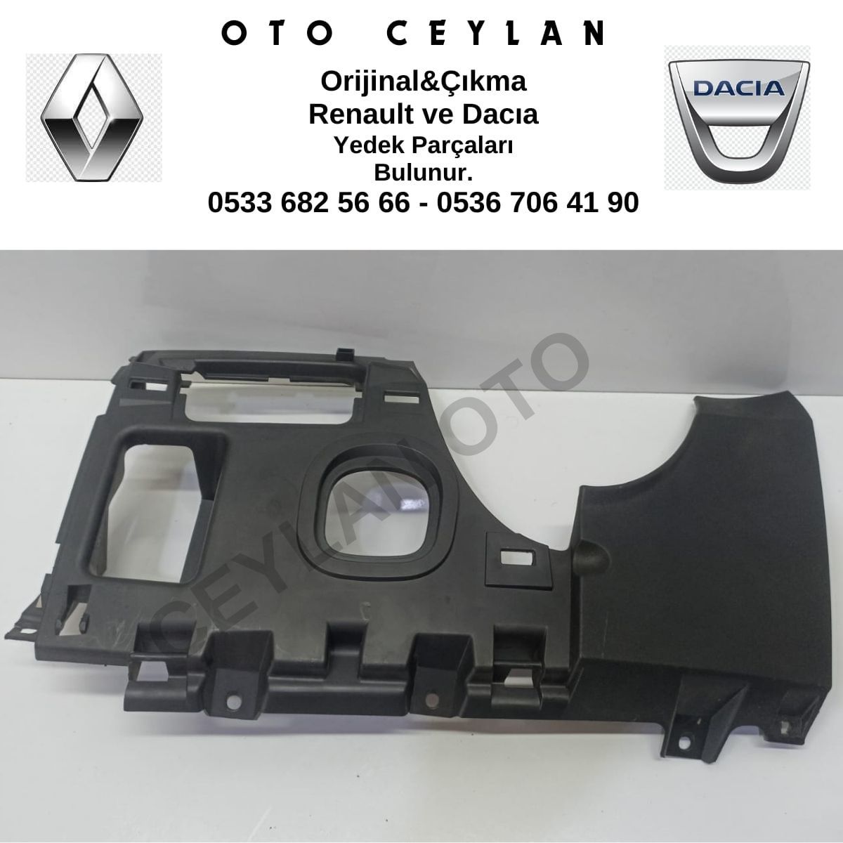 Megan 2 Torpido Sol Alt Kapak Çıkma Orjinal