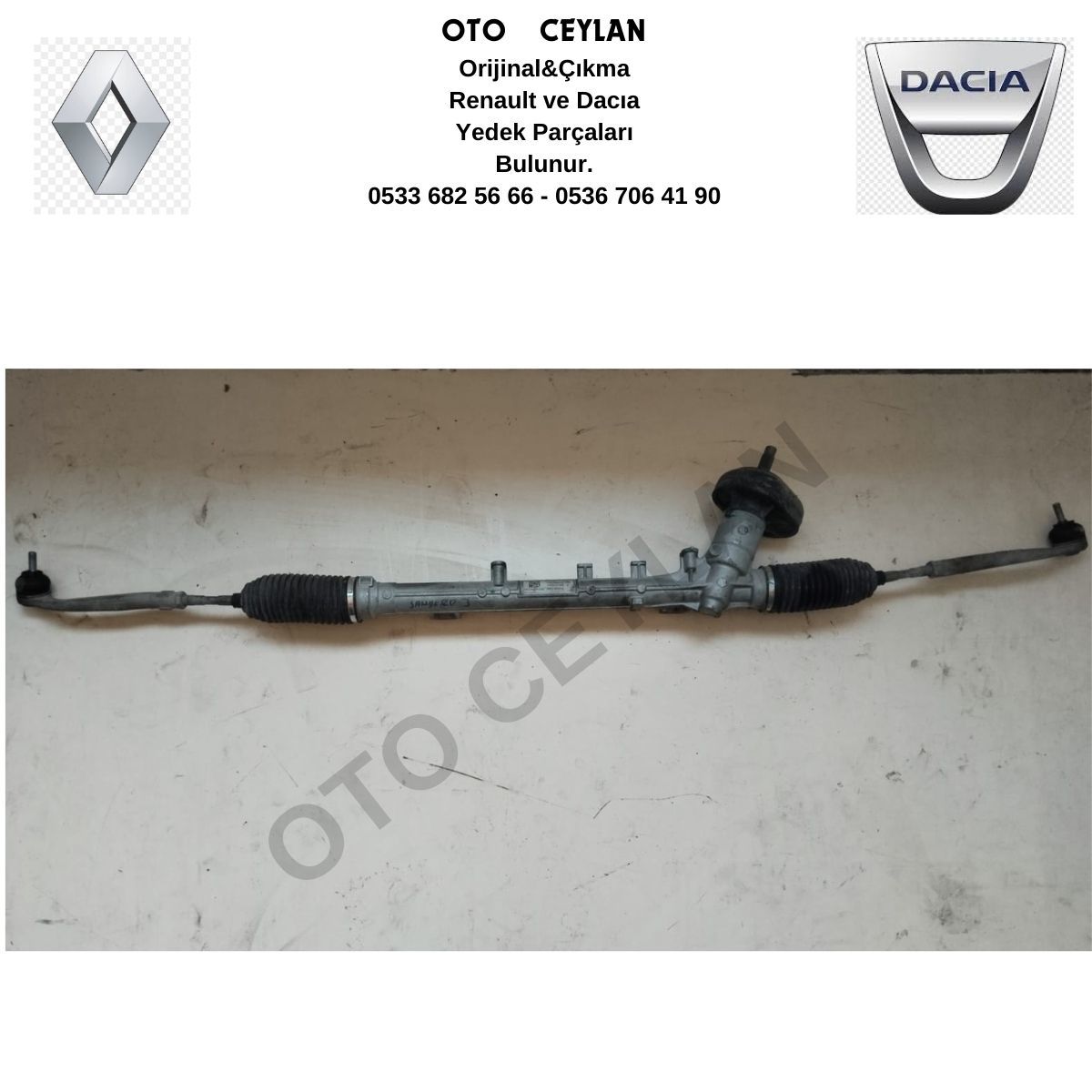 Sandero 3 Direksiyon Kutusu Çıkma Orijinal