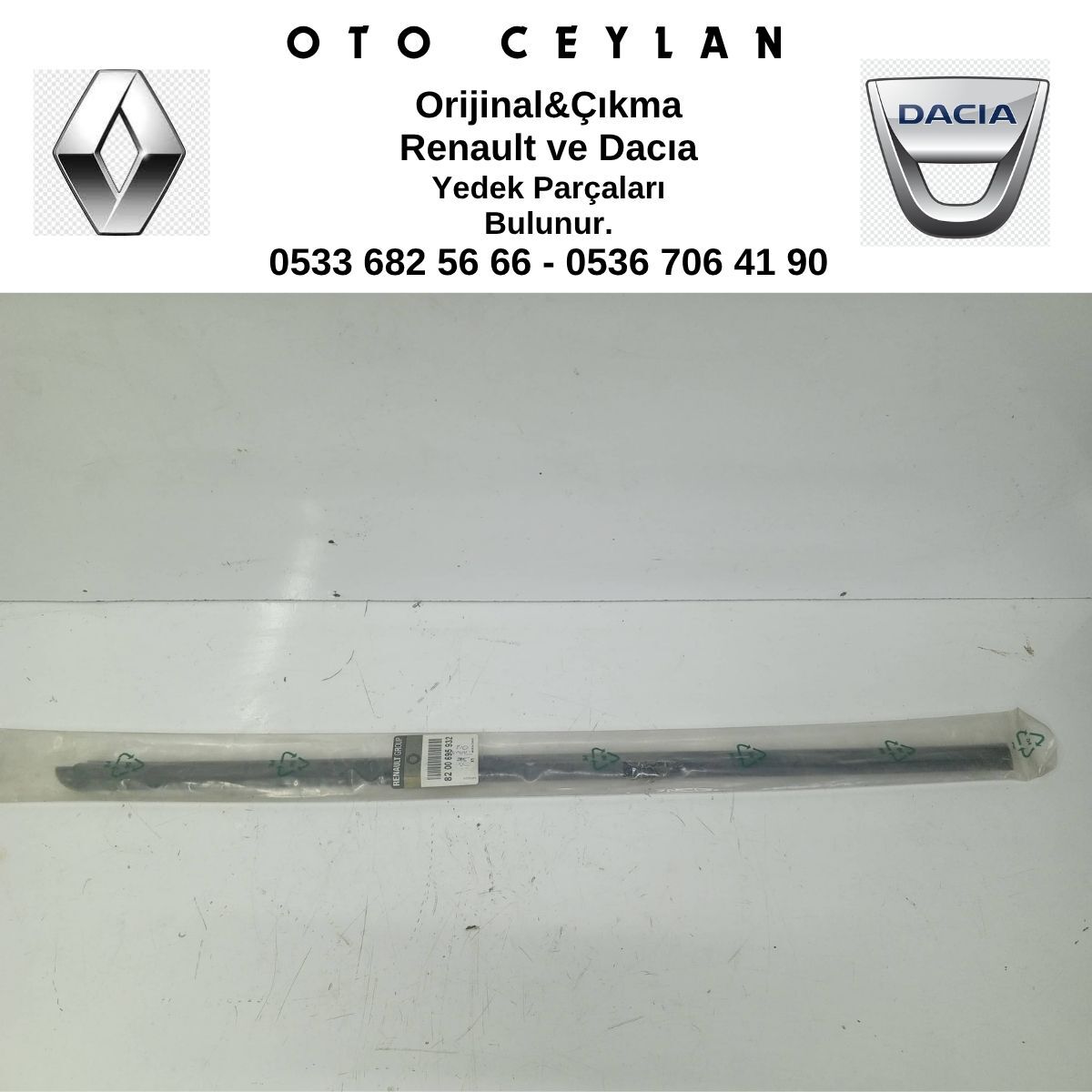 8200695932 CLIO SYMBOL SAĞ ÖN KAPI CAM DIŞ KENAR FİTİLİ