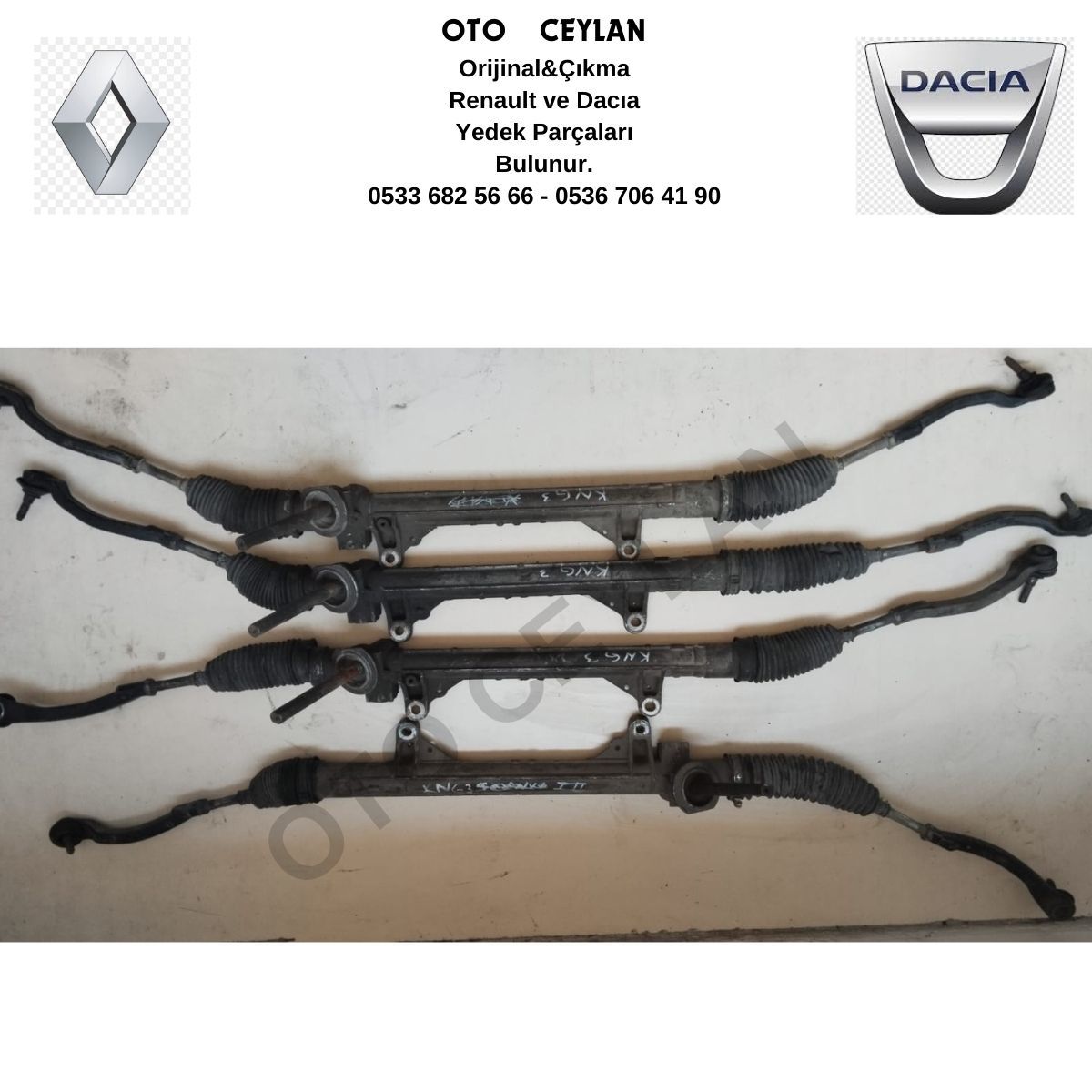 Kangoo 3 Direksiyon Kutusu Çıkma Orjinal