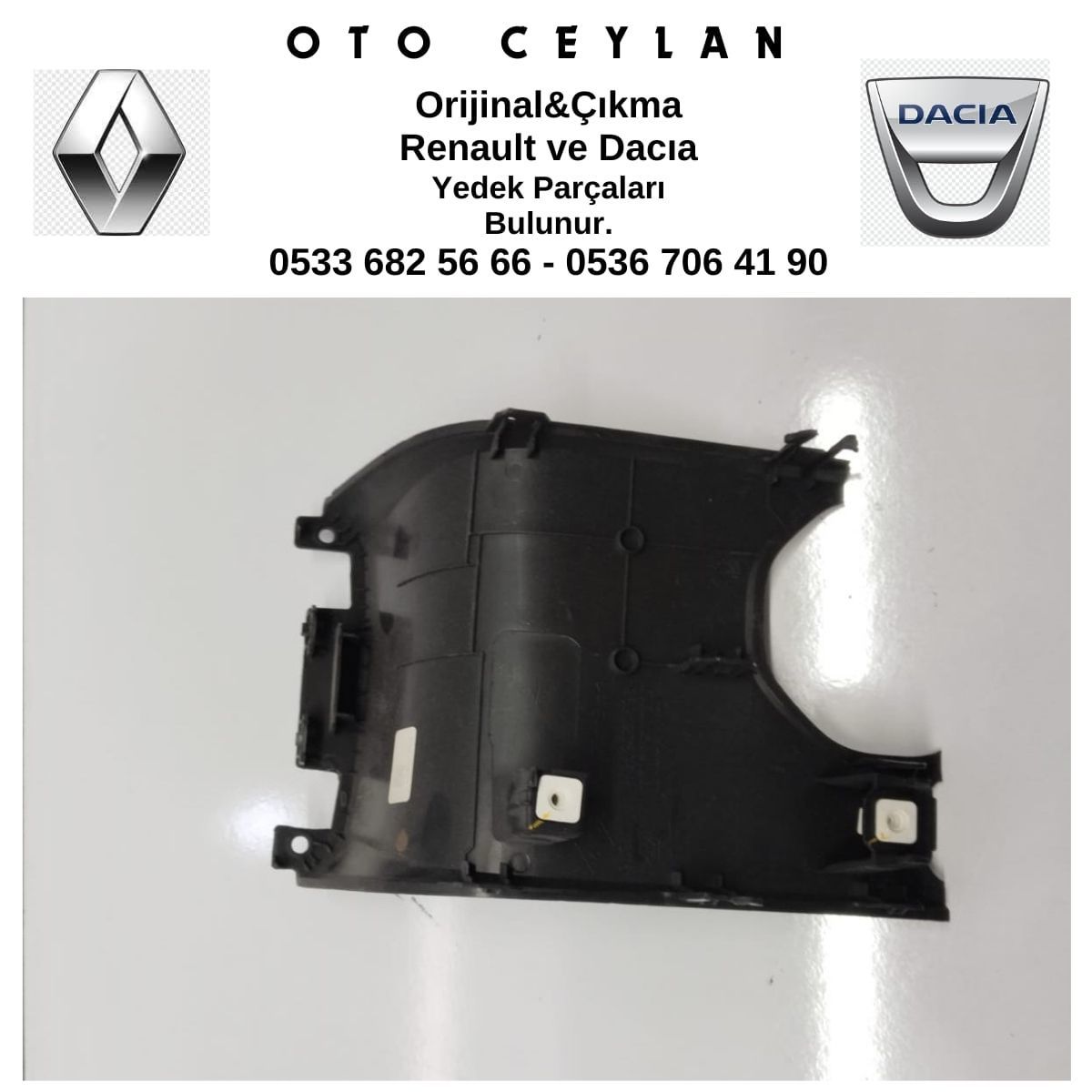 969123576R Sandero 3,Jogger Orta Konsol Kapağı Çıkma Orijinal