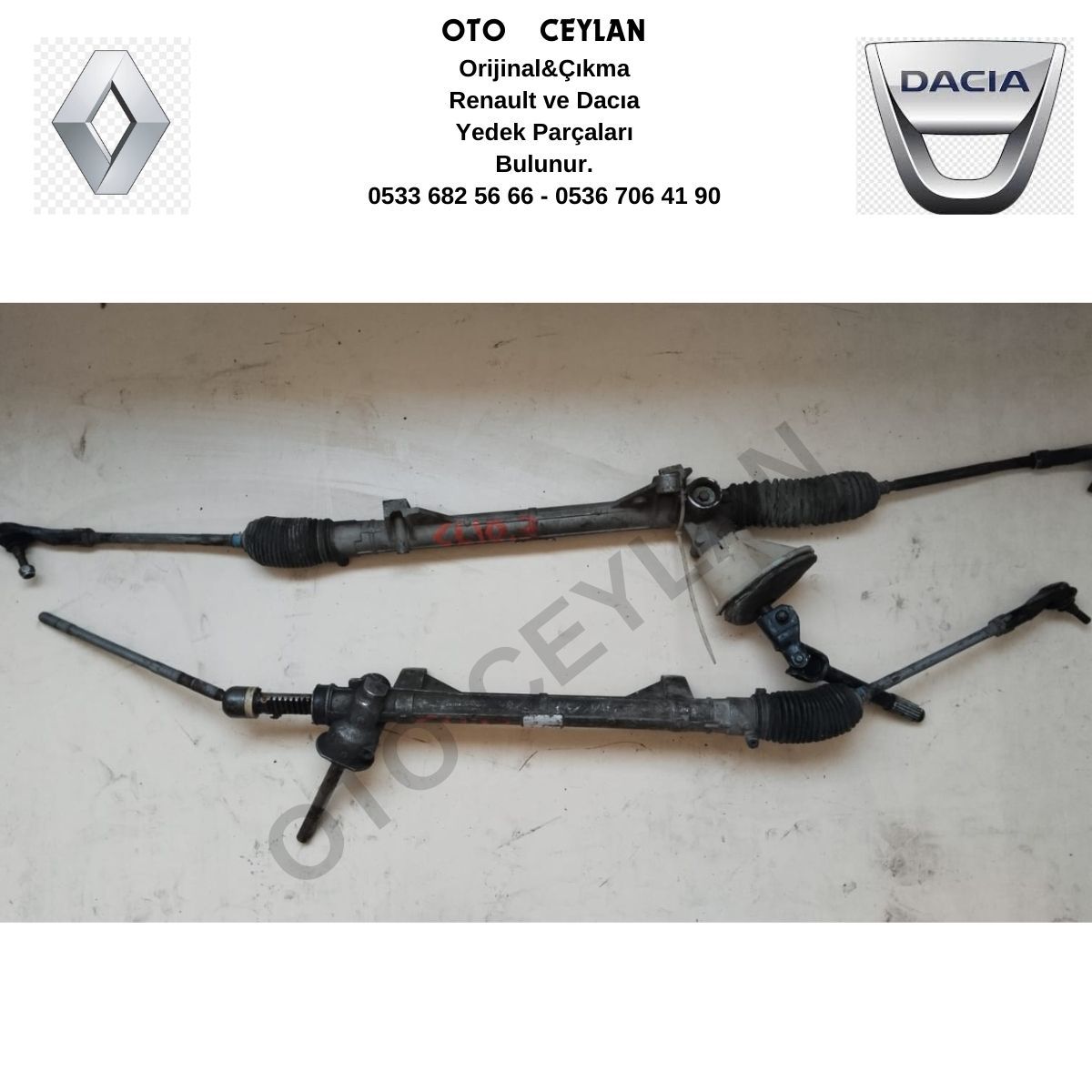 Clio 3 Direksiyon Kutusu Çıkma Orjinal