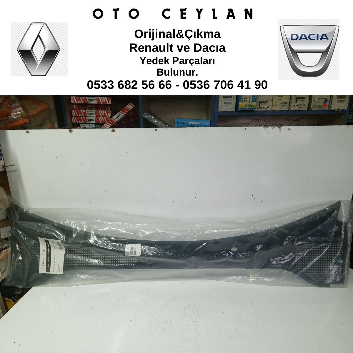 8200290131 CLIO 3 -III ÖN CAM IZGARASI SIFIR ORİJİNAL