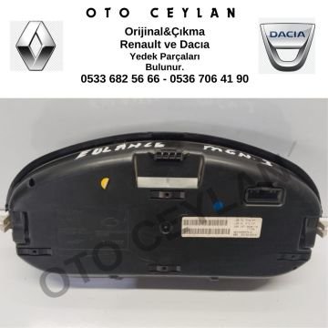 248107963R Fluence Gösterge Saati Orijinal Çıkma