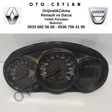 250450043R Fluence Megane 3 Gösterge Saati Orijinal Çıkma
