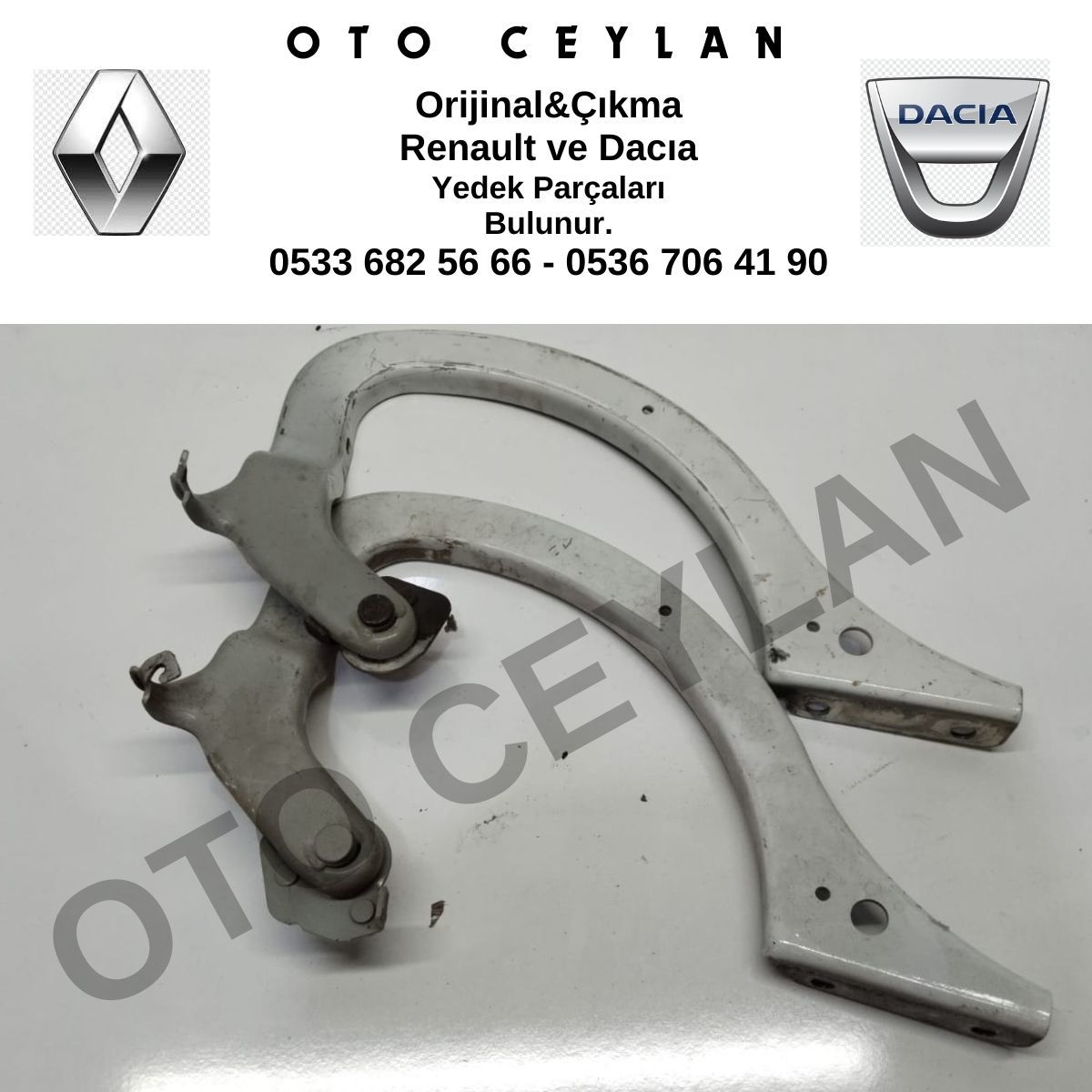 8200800823 Clio Symbol Sağ Bagaj Menteşesi Çıkma Orjinal