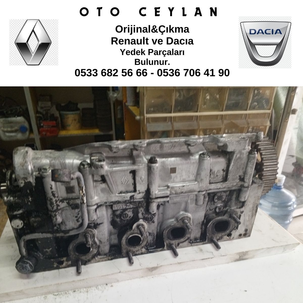 110426296R MEGANE 4 SİLİNDİR KAPAĞI ÇIKMA