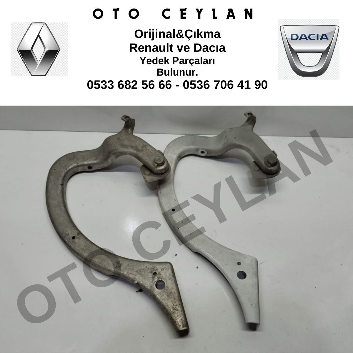 8200800818 Clio Symbol Thalia Sol Bagaj Menteşesi Çıkma Orijinal