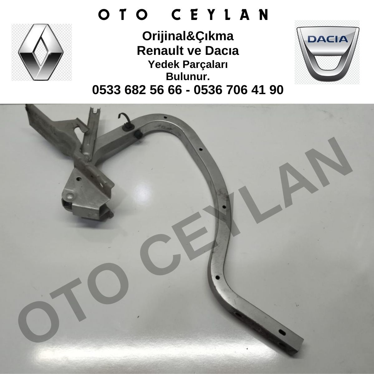 844017185R Fluence Sol Bagaj Kapak Mneteşesi Çıkma Orijinal