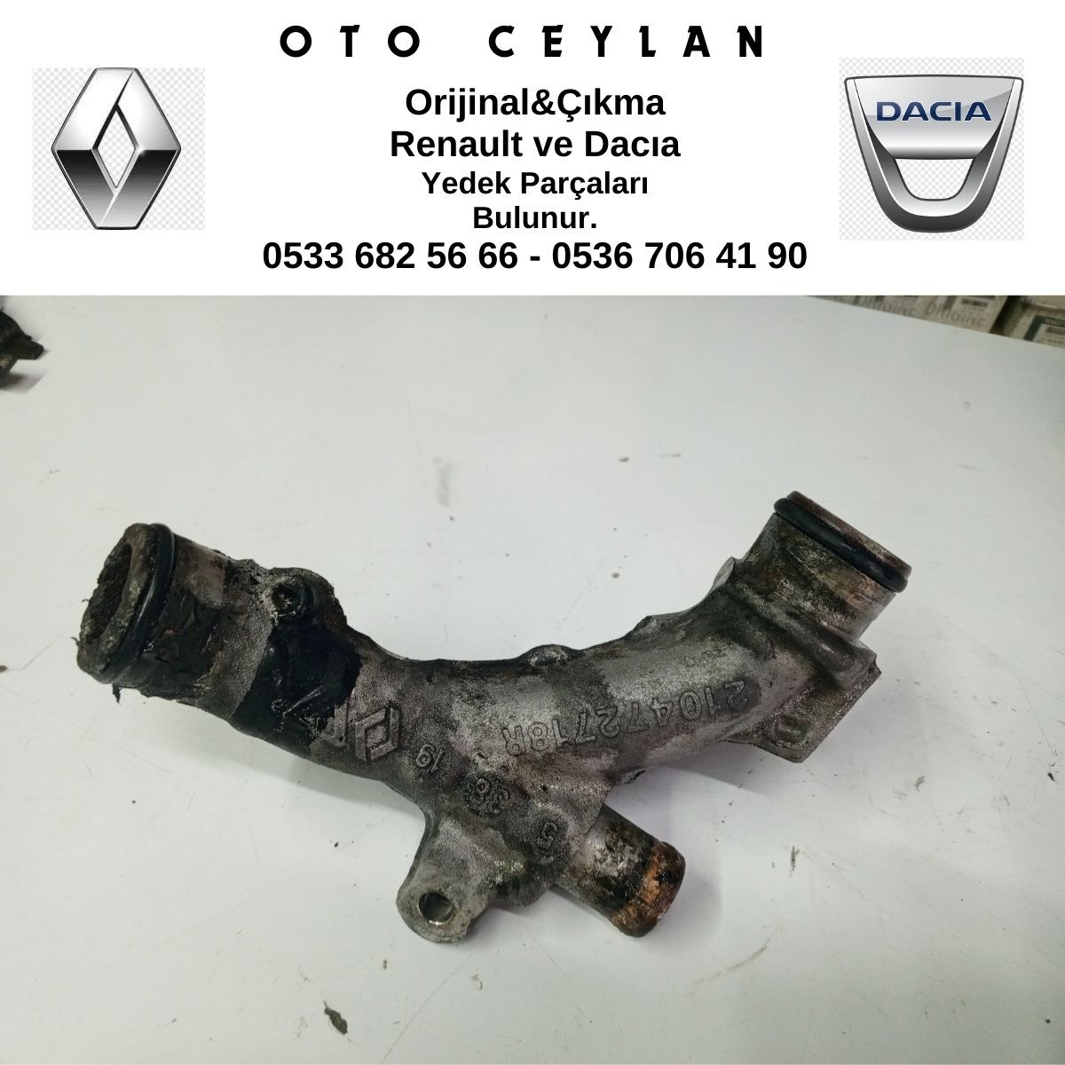 210472718R MEGANE 4 SU POMPASI BORUSU ÇIKMA