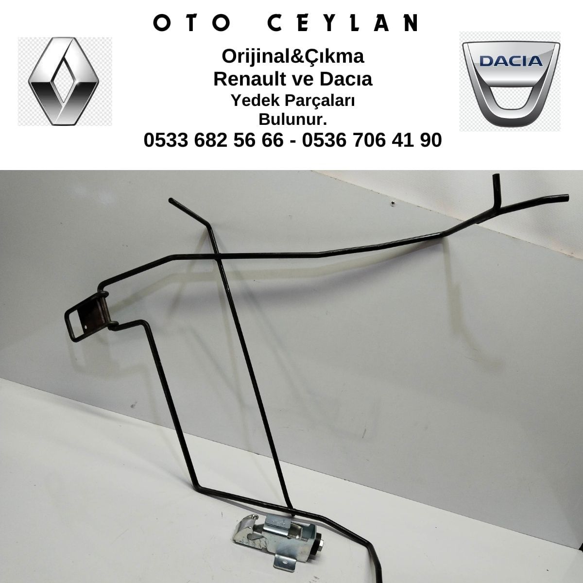 849802905R DOKKER LODGY STEPNE DEMİRİ + KİLİT SIFIR