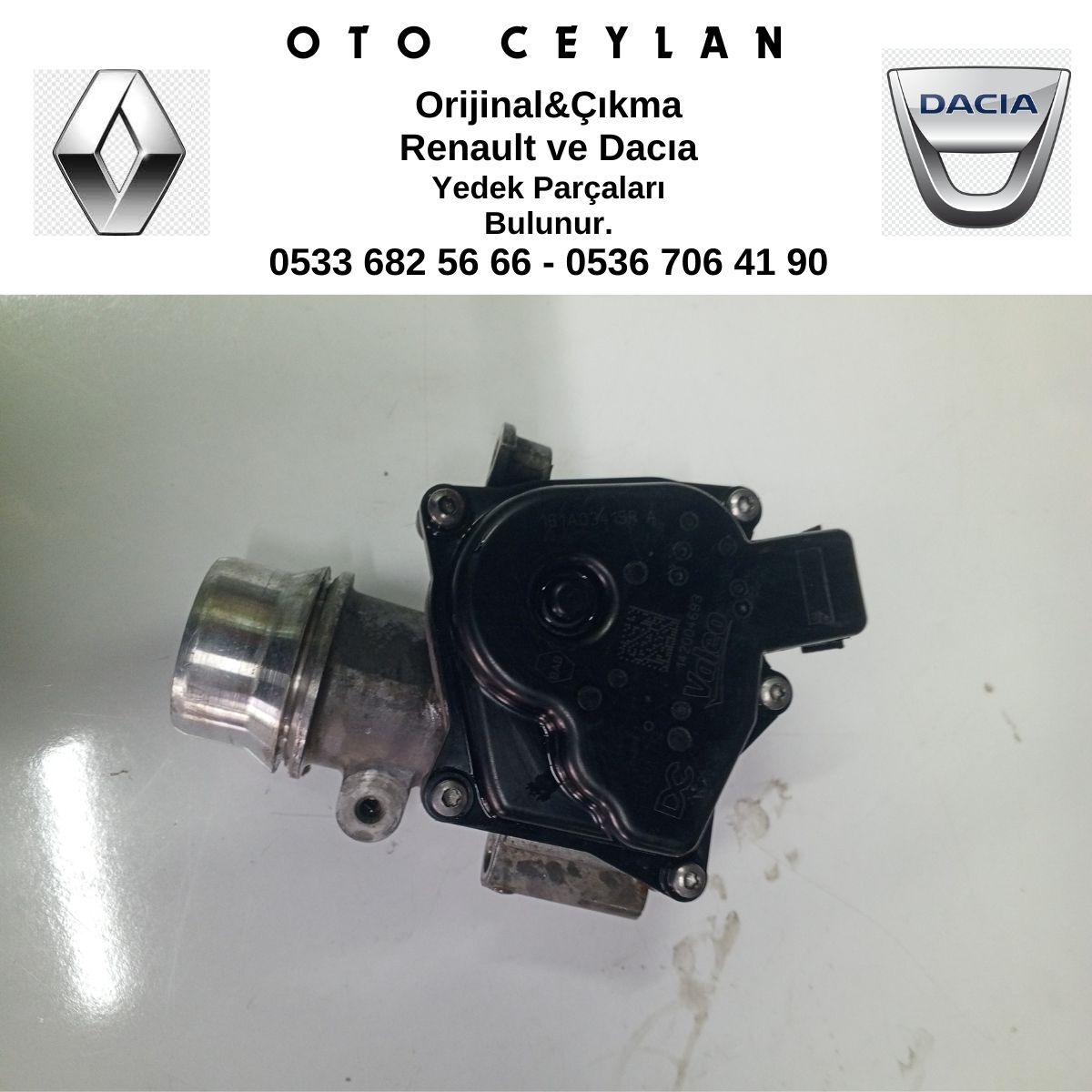 161A03415R DUSTER XJD MEGANE 4 GAZ KELEBEĞİ KUTUSU ÇIKMA