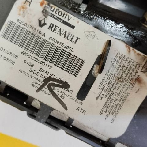 600935800L Megan II Yan Koltuk aırbagı sağ çıkma orijinal