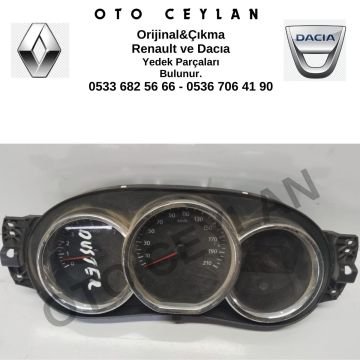 248106459R Duster Lodgy Dokker Logan Sandero Gösterge Saati Orijinal Çıkma