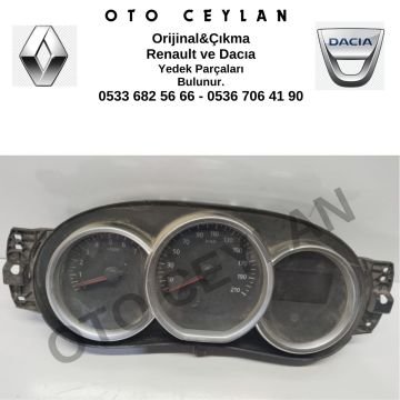 248109235R Duster Lodgy Logan Sandero Gösterge Saati Orijinal Çıkma