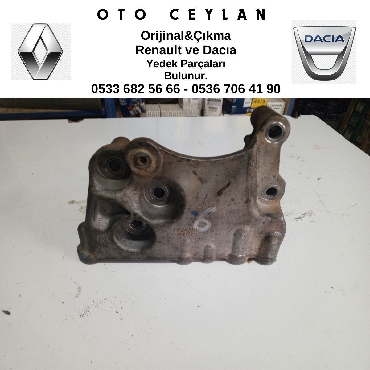 112318425R CLIO 5 MEGANE 4 MOTOR TAKOZU ÇIKMA