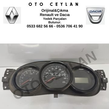 248108050R Duster Sandero 2 Lodgy Dokker Gösterge Saati Orijinal Çıkma