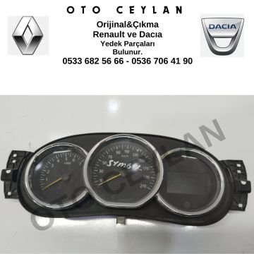 248103972R Yeni Symbol Sandero Gösterge Saati Orijinal Çıkma