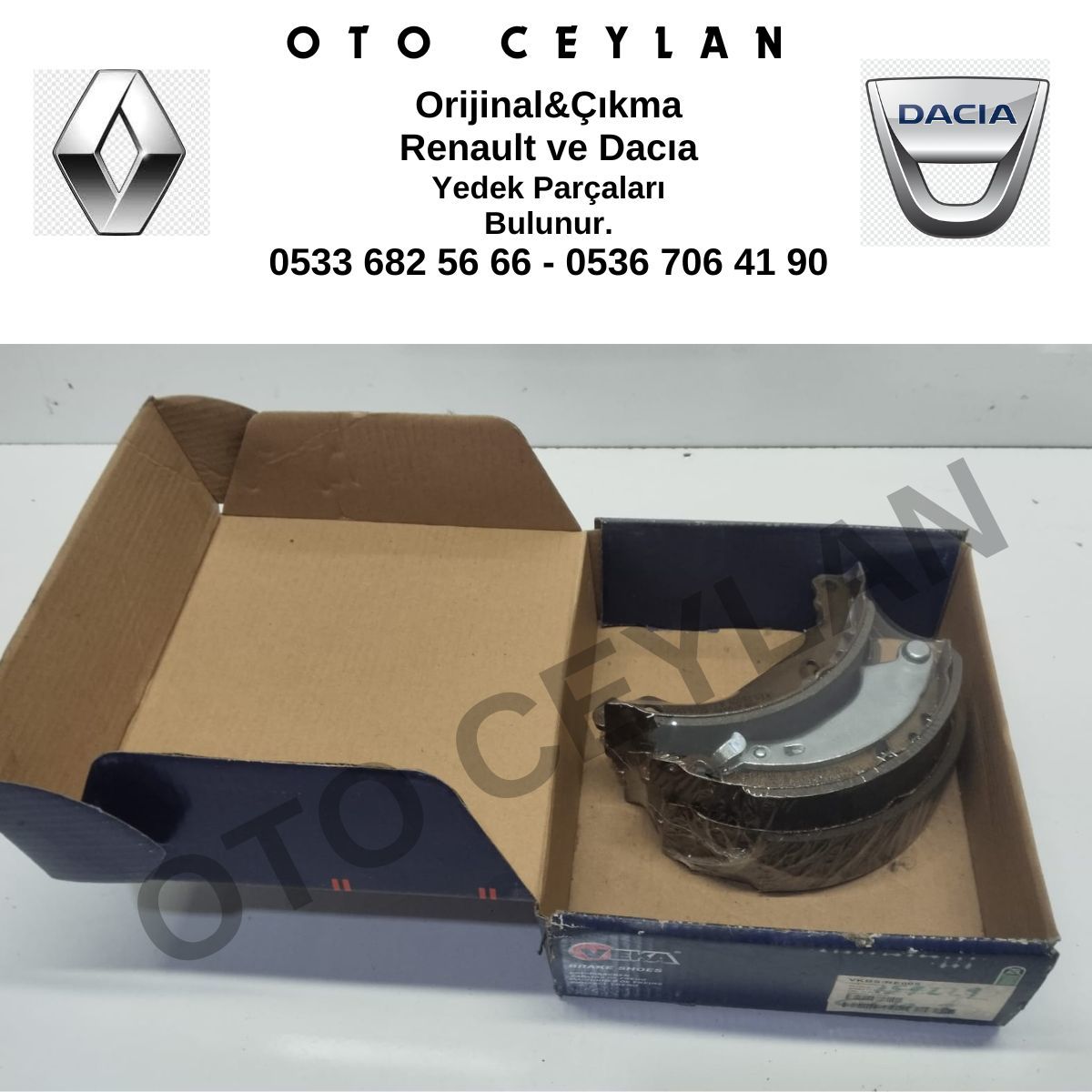 7701205758 Clio 2 Arka Fren Balatası Takımı 1.4 8V K7J 1998 2008 TK Sıfır Yan Sanayi
