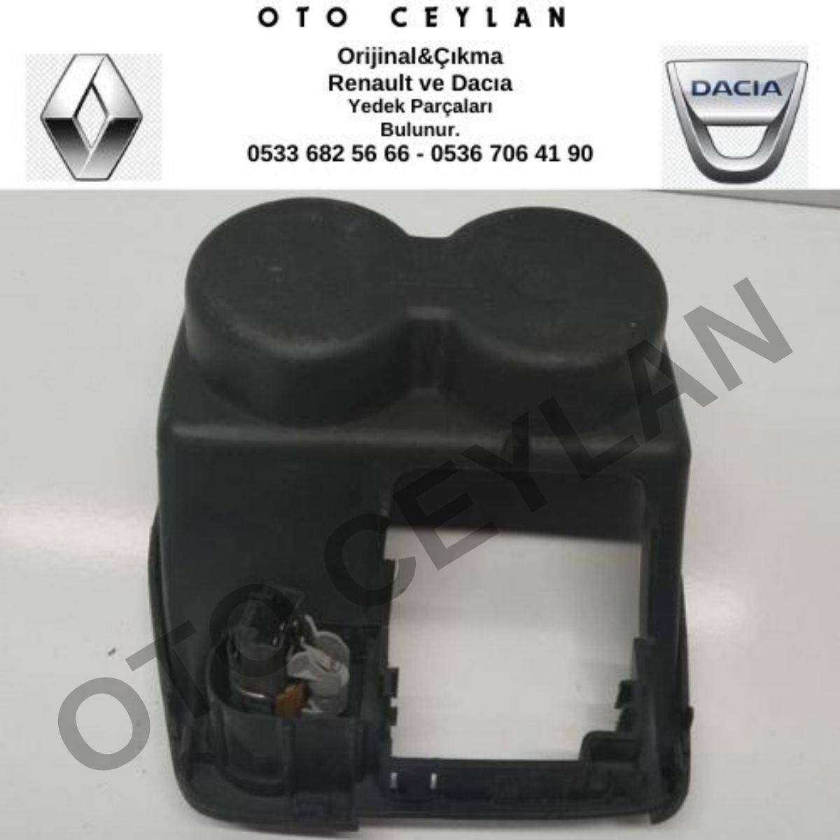 8200152201 Clio 2007 Bardaklık Çakmaklık Çıkma Orjinal