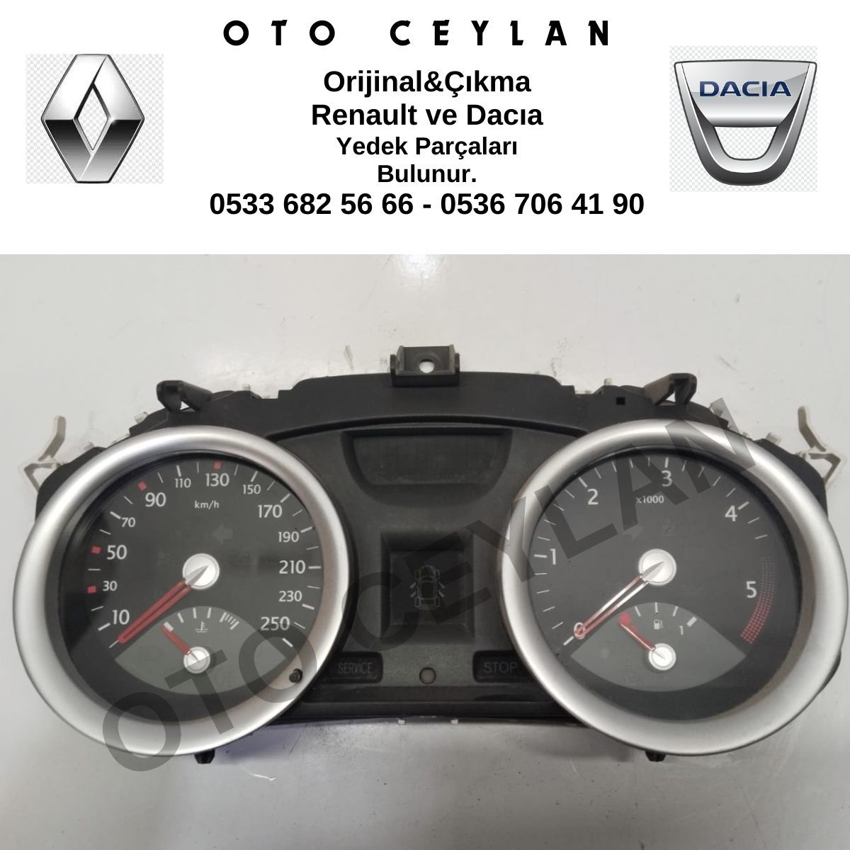 8200462283 Megane 2 Gösterge Saati 1.5 Dci Orijinal Çıkma