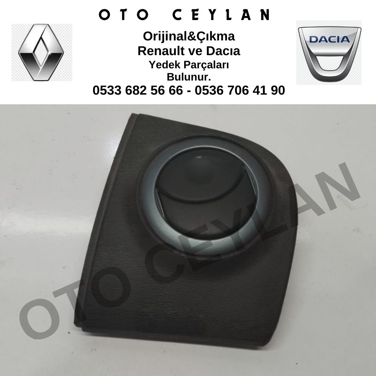 Dacia Lodgy Torpido Havalandırma Yuva Yatağı Orjinal Çıkma
