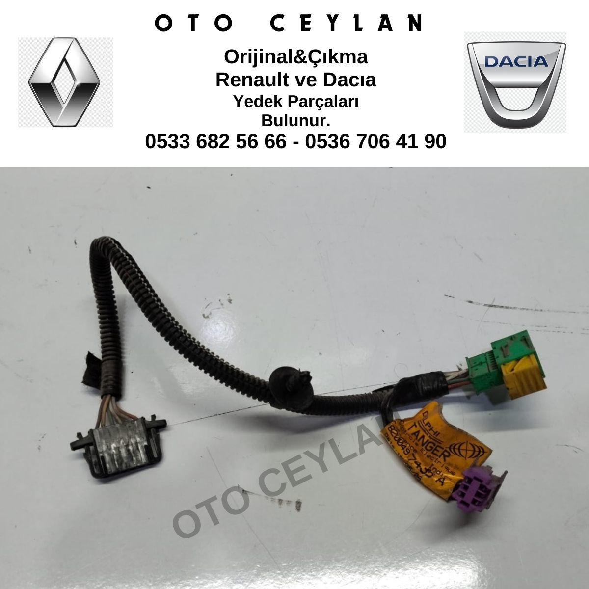8200497435 Kango Potansiyometre Kablossu Orijinal Çıkma