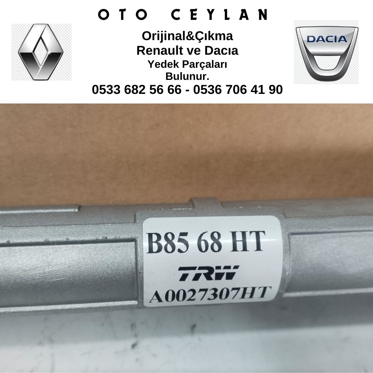 3011302 8200124407 3011318 CLIO 3 DİREKSİYON KUTUSU ORİJİNAL HATTAT