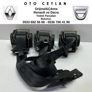 8200077390 Megan 2 Sağ Sol Arka Emniyet kemeri Çıkma Orjinal