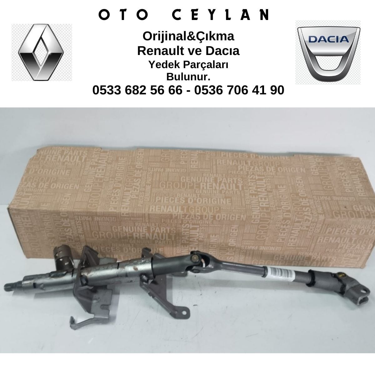 488102002R LOGAN SANDERO DİREKSİYON MİLİ SIFIR