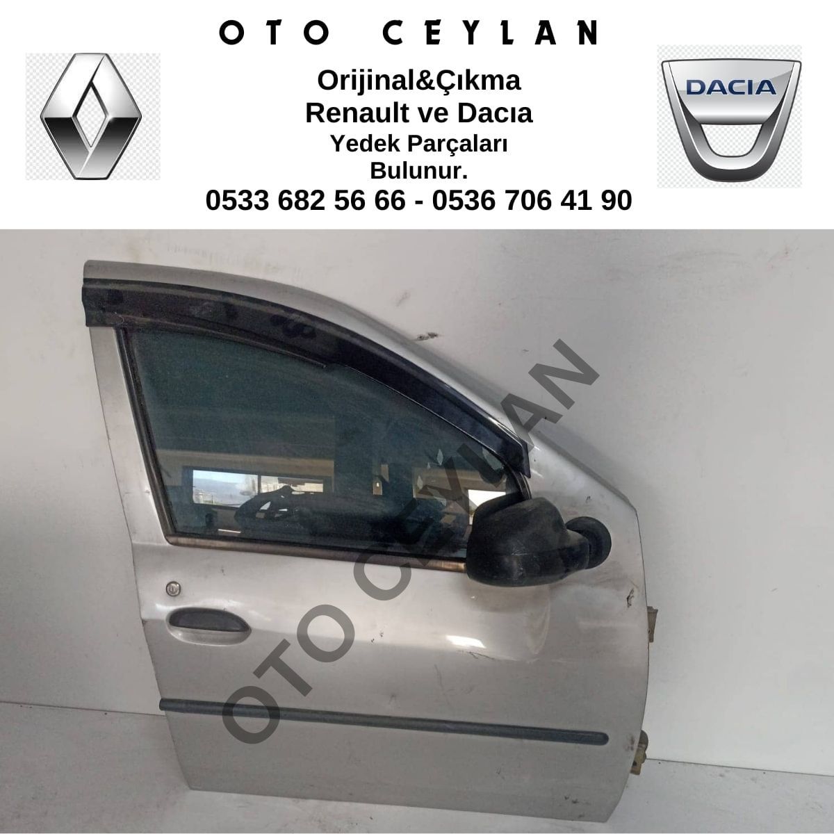 Logan Ön Kapı Sağ Dolu Hatasız Çıkma Orijinal