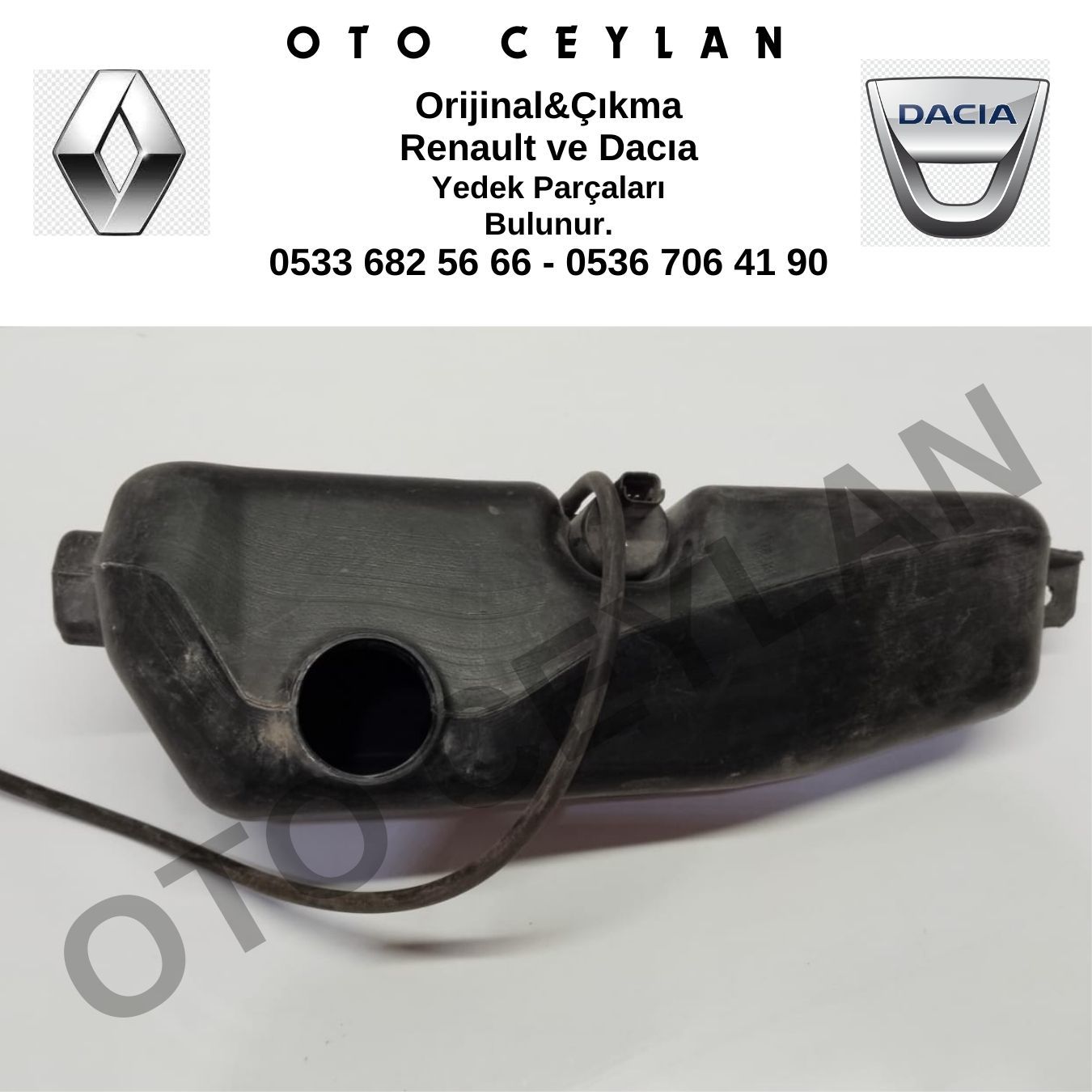 289102573R Yeni Sandero Motorlu Cam Yıkama Deposu Çıkma Orjnal