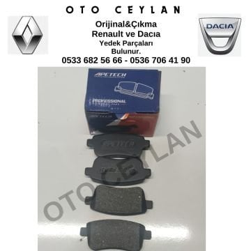 440603734R 440601416R Megane 3 Scenic Arka Balata Sıfır Yan Sanayi