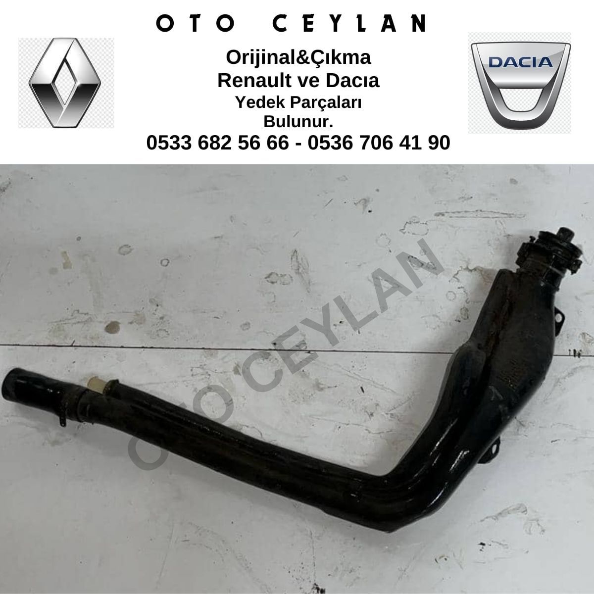 8200320572 Kangoo Yakıt Dolum Borusu Çıkma Orjinal