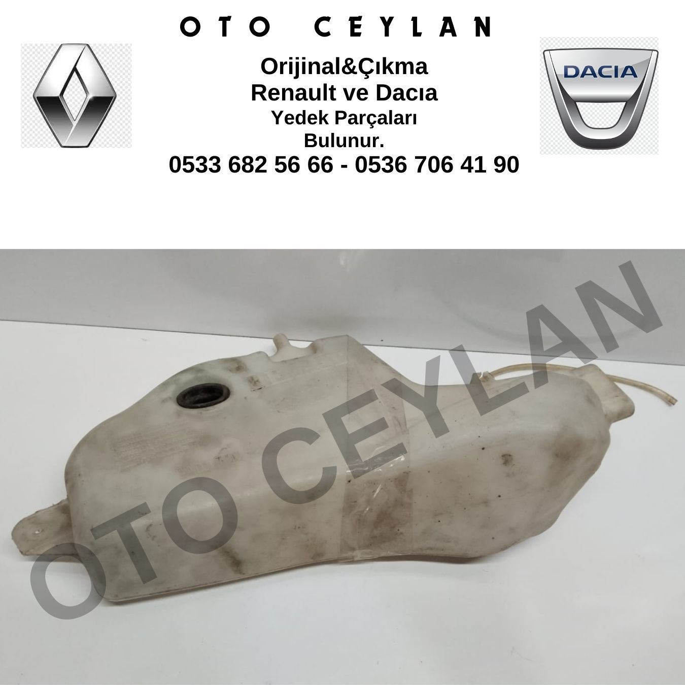 7701470191 Scenic 2 Su Fıskiye Deposu Çıkma Orjinal