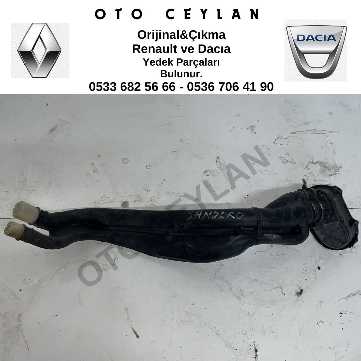 Sandero Yakıt Dolum borusu Çıkma Orjinal