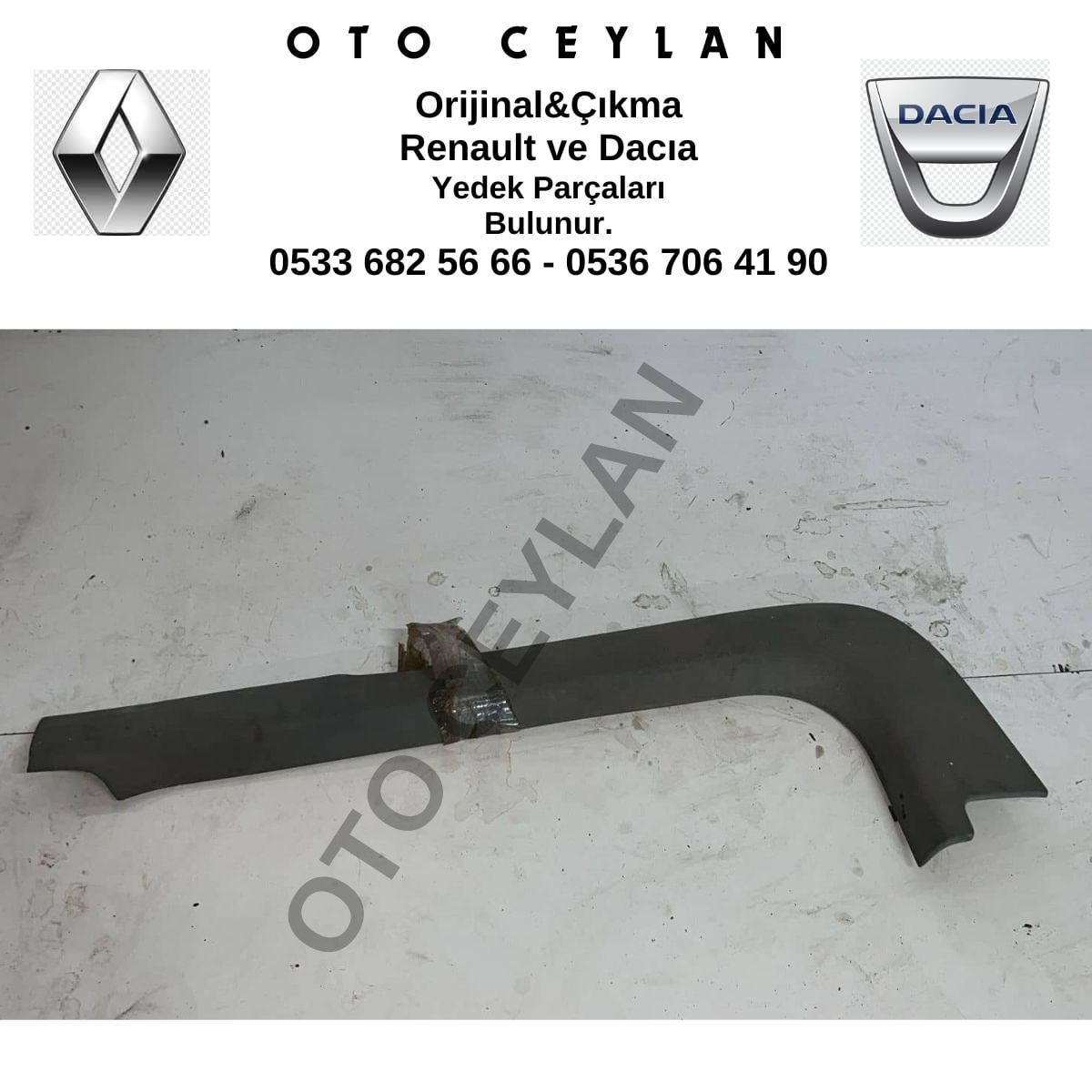 8200137245 Clıo 3 Sağ Ön Eşik Çıtası Orijinal Çıkma