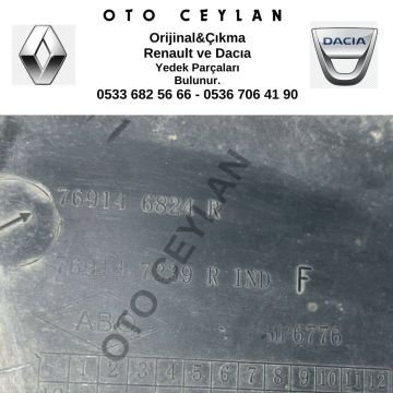 769146824R Lodgy Orta Eşik Direk Bakaliti Sol Çıkma Orijinal