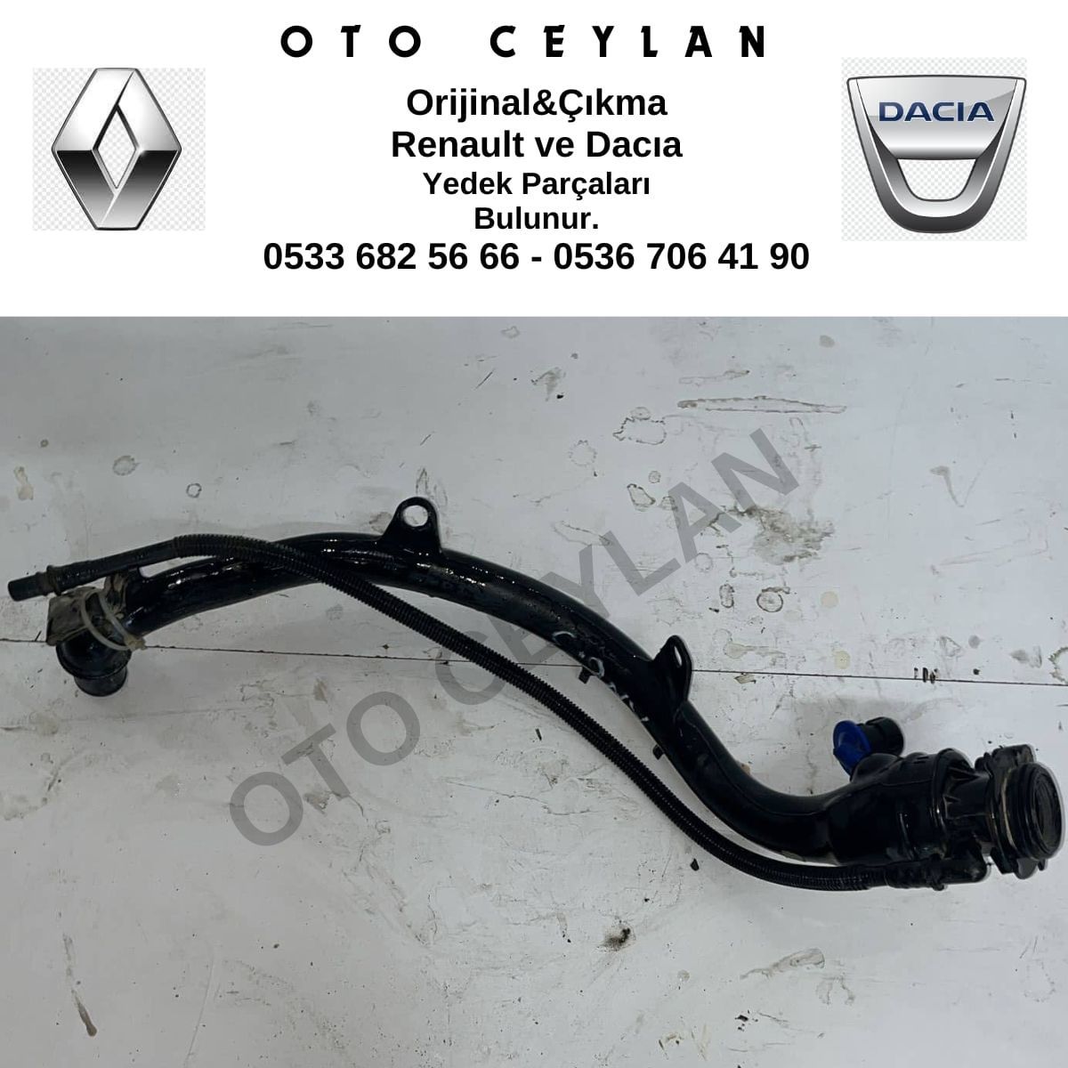 8200377001 Laguna 2 Yakıt Dolum Borusu Çıkma Orjinal