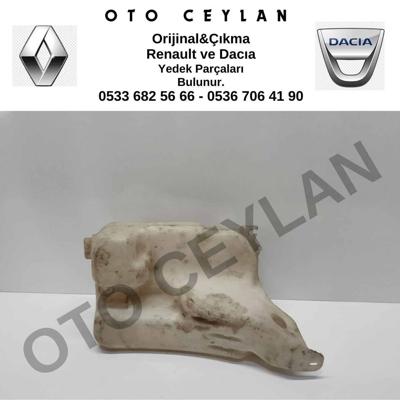 289100015R Megane 3 Su Fıskiye Deposu Çıkma Orjinal