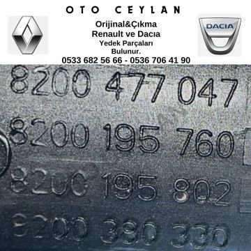 8200477047 Clio 3 Yakıt Dolum Borusu Çıkma Orjinal