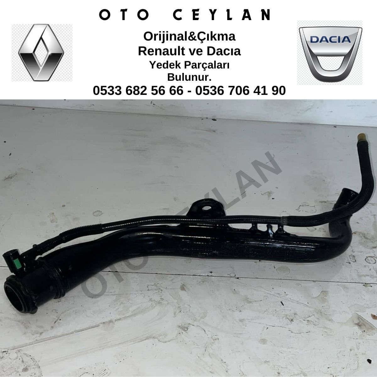 8200477047 Clio 3 Yakıt Dolum Borusu Çıkma Orjinal