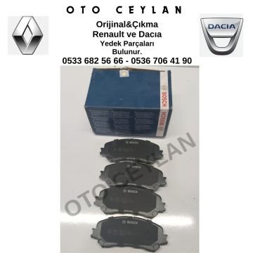410606124R 7711946205 410606808R Megane 4 Talisman Ön Fren Balatası Takım Sıfır Yan Sanayi Bosch Marka