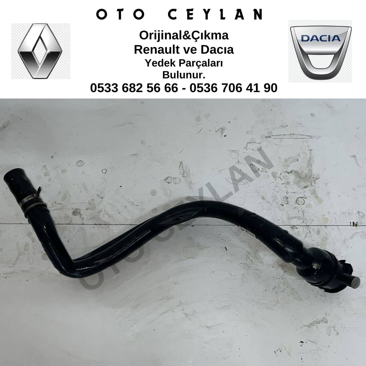 172210029R Fluance Yakıt Dolum Borusu Çıkma Orjinal