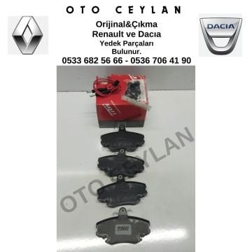 GDB400 Clio Megane Logan Sandero Twingo Fişli Ön Balata Sıfır Yan Sanayi