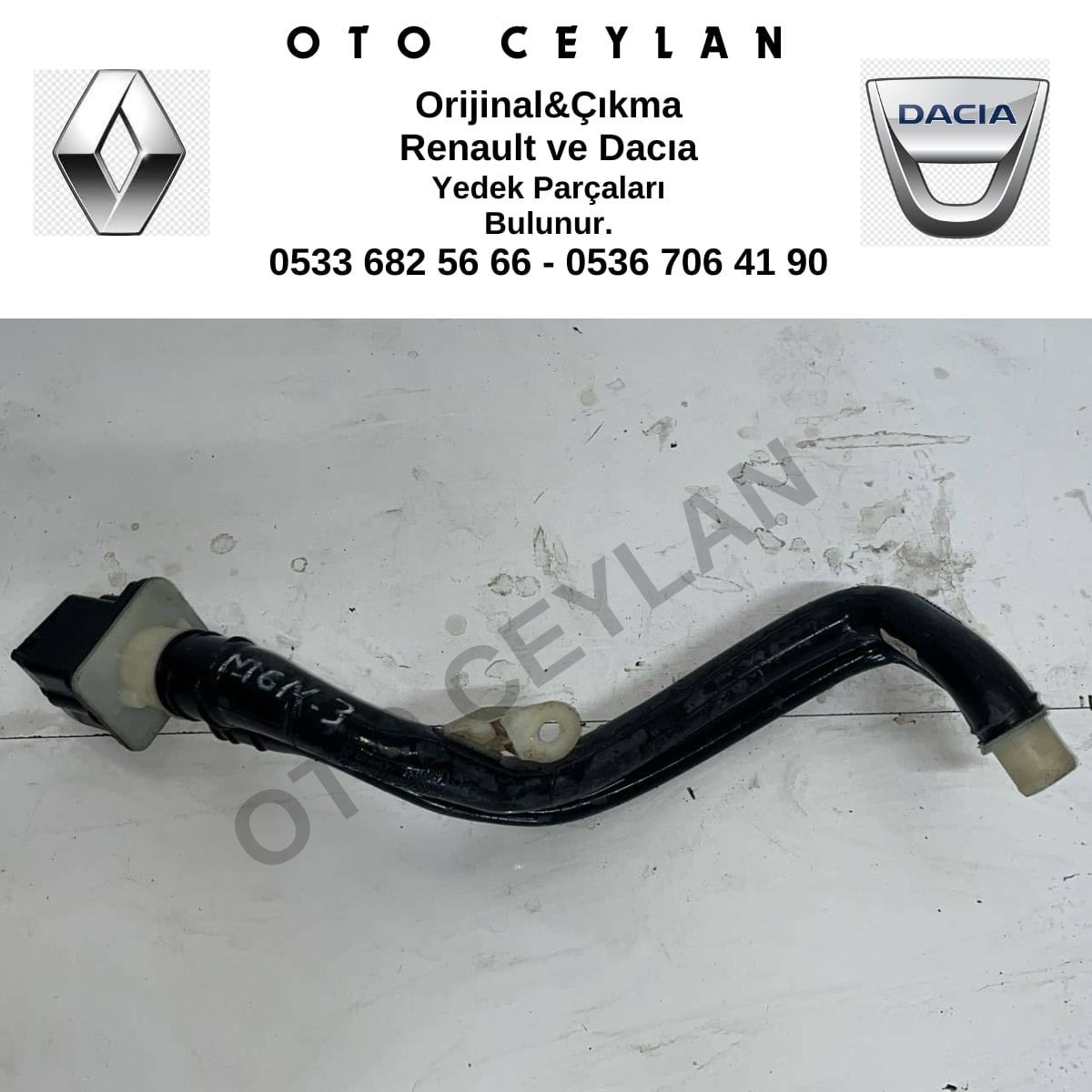 172210009R Scenic 3 Yakıt Dolum Borusu Çıkma Orjinal