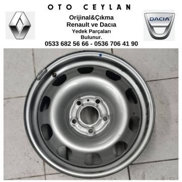 403000409r Dacia Duster Orijinal 16 '' jant 5x114.3 bijon aralığı Sıfır Orijinal