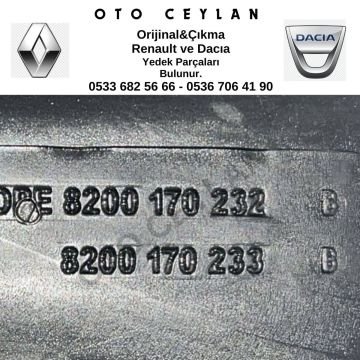 8200170232 Scenic 2 Yakıt Dolum Borusu Çıkma Orjinal